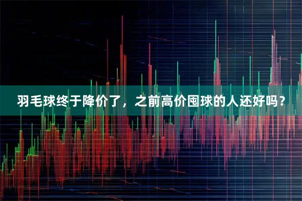 羽毛球终于降价了，之前高价囤球的人还好吗？